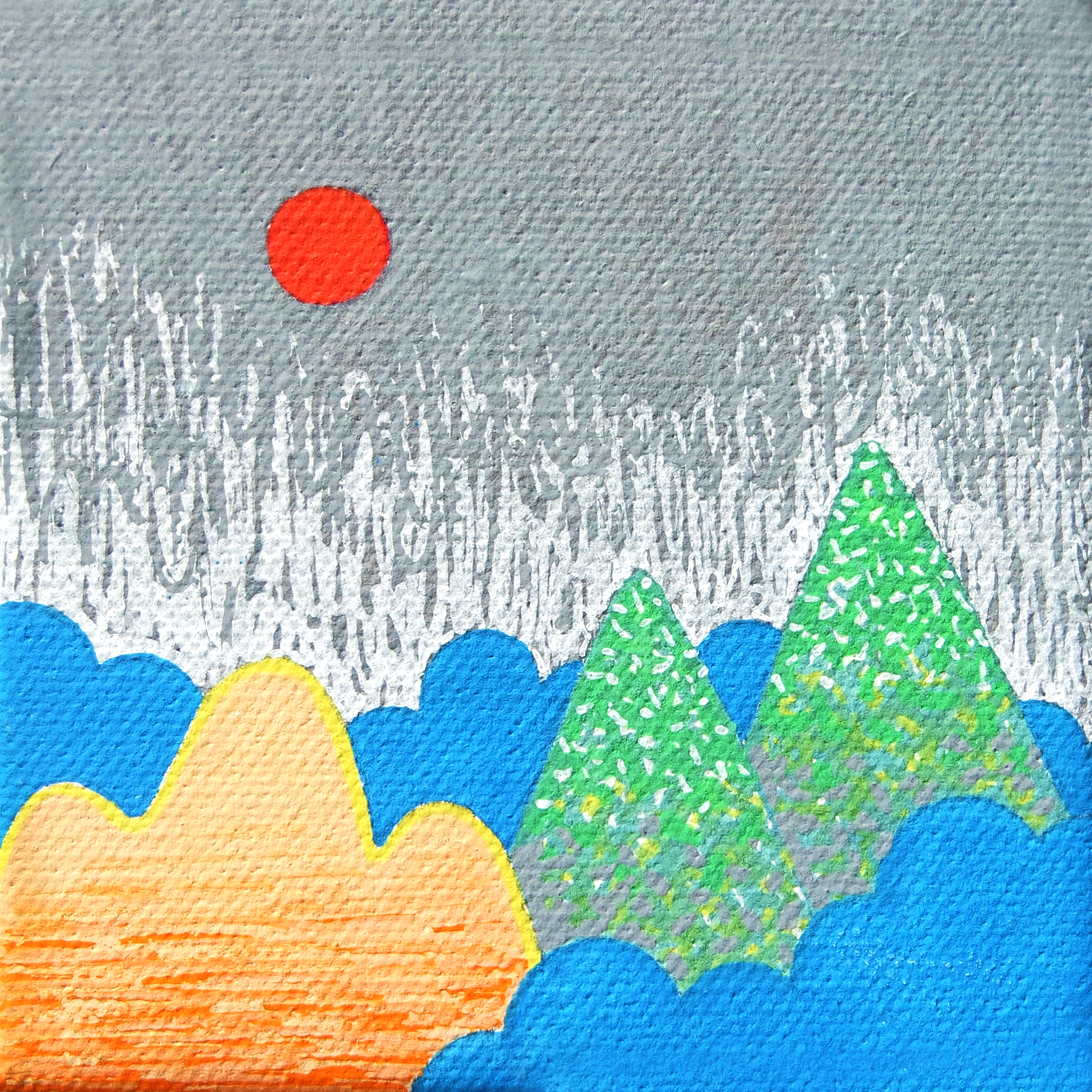 정원(Sun on the gray sky garden)