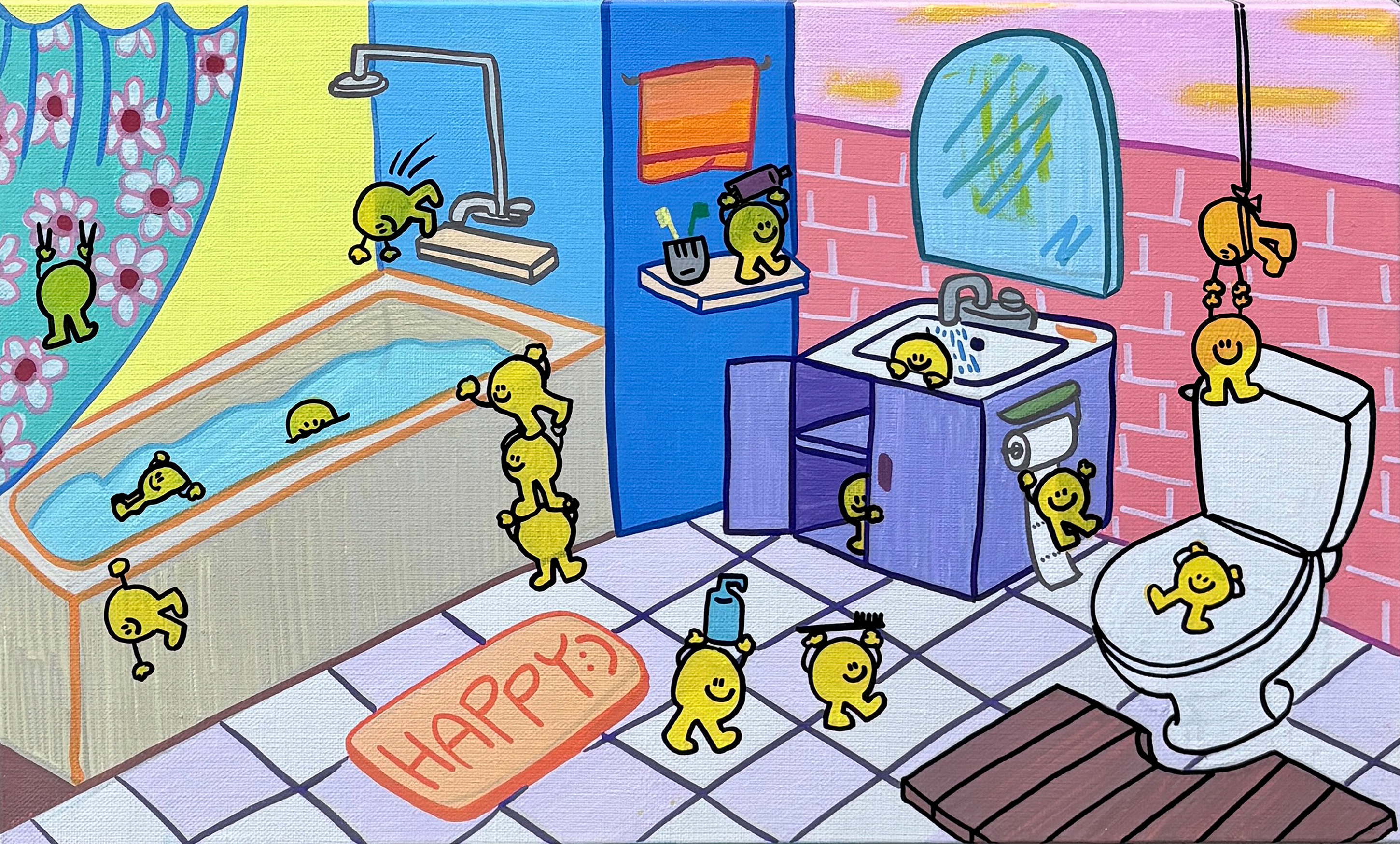 칙피의 인간집 탐험 - 욕실