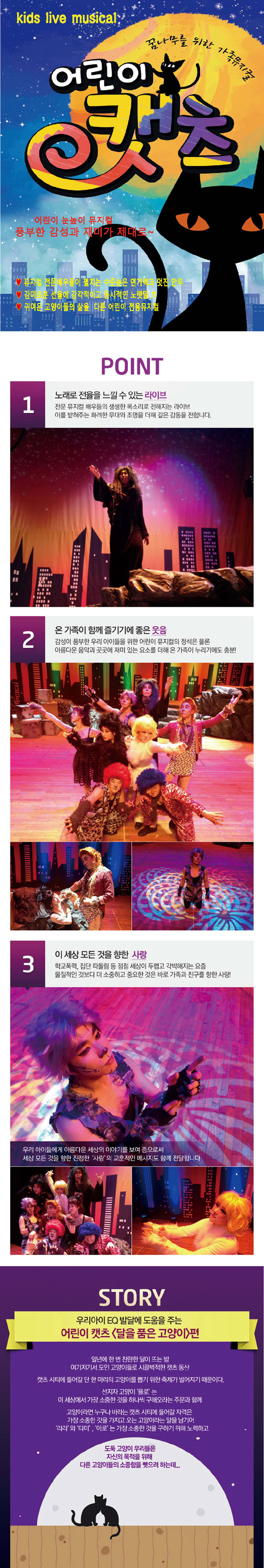 가족 뮤지컬 어린이 캣